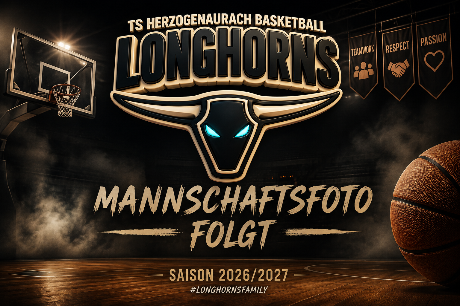 Longhorns — Mannschaftsfoto folgt, Saison 2026/2027